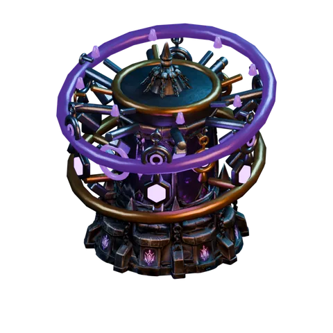A Hex Lantern tower at its third upgrade tier